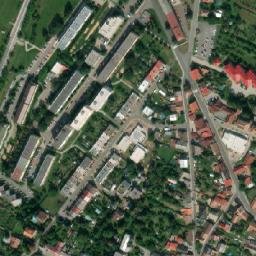 Satellite imagery of [Skuteč] church t., CZ