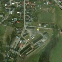 Satellite imagery of [Pustá Polom] church t., CZ