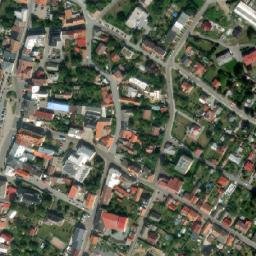 Satellite imagery of [Skuteč] church t., CZ