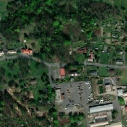 Satellite imagery of Barbor [Petřvald u Karviné] former mine chimney, CZ