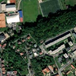 Satellite imagery of [Hořovice] town hall t., CZ