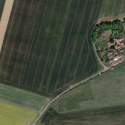 Satellite imagery of [Paběnice] church sanctus t., CZ