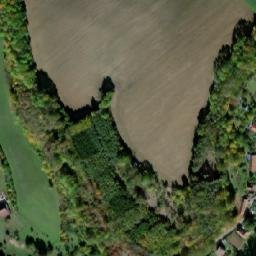 Satellite imagery of [Běstvina] church t., CZ