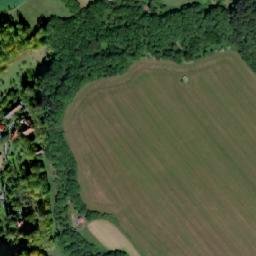 Satellite imagery of [Běstvina] church t., CZ