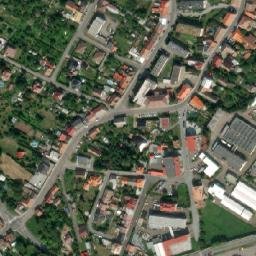 Satellite imagery of [Skuteč] church t., CZ