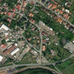 Satellite imagery of [Skuteč] church t., CZ