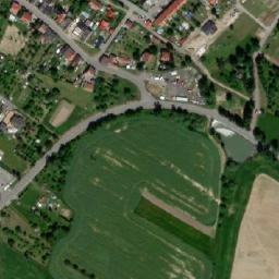 Satellite imagery of [Skuteč] church t., CZ