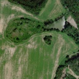 Satellite imagery of Rychmburk [Předhradí u Skutče] castle t., CZ