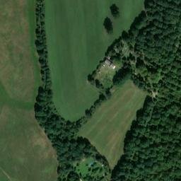 Satellite imagery of [Líšťany] church t., CZ
