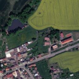 Satellite imagery of [Červené Janovice] church t., CZ