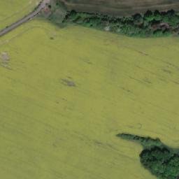 Satellite imagery of [Paběnice] church sanctus t., CZ