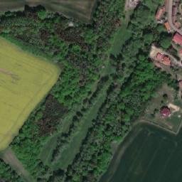 Satellite imagery of [Paběnice] church sanctus t., CZ