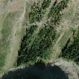 Satellite imagery of Mount Loki, CA