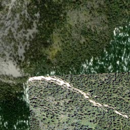 Satellite imagery of Thunder Mountain, CA