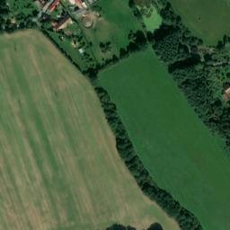 Satellite imagery of [Líšťany] church t., CZ