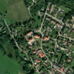Satellite imagery of [Líšťany] church t., CZ