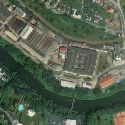 Satellite imagery of [Týnec nad Sázavou] castle outlook t., CZ