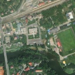 Satellite imagery of [Týnec nad Sázavou] castle outlook t., CZ