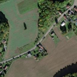 Satellite imagery of [Běstvina] church t., CZ