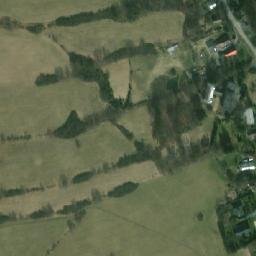 Satellite imagery of [Kružberk] church sanctus t., CZ