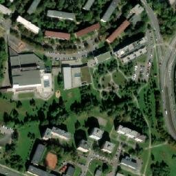Satellite imagery of [Ostrava-Třebovice] church t., CZ