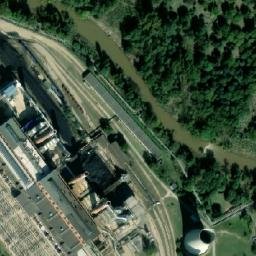 Satellite imagery of Dalkia [Ostrava-Třebovice] cooling t., CZ