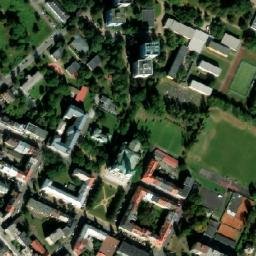 Satellite imagery of [Ostrava-Mariánské Hory] church t., CZ