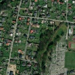 Satellite imagery of [Petřvald u Karviné] church t., CZ