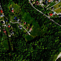 Satellite imagery of cairn, PL