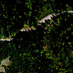 Satellite imagery of cairn, PL