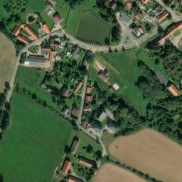 Satellite imagery of [Líšťany] church t., CZ