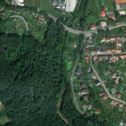 Satellite imagery of [Týnec nad Sázavou] castle outlook t., CZ