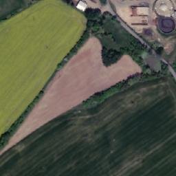 Satellite imagery of [Červené Janovice] church t., CZ