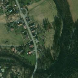 Satellite imagery of [Kružberk] church sanctus t., CZ