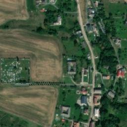 Satellite imagery of [Třebařov] church t., CZ