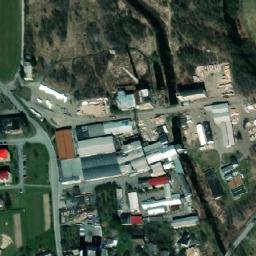 Satellite imagery of [Lukavice na Moravě] factory chimney, CZ