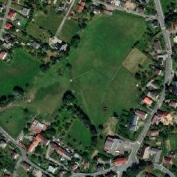Satellite imagery of [Vřesina u Bílovce] church t., CZ