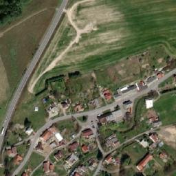 Satellite imagery of [Opatov v Čechách] church t., CZ