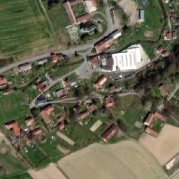 Satellite imagery of [Opatov v Čechách] church t., CZ