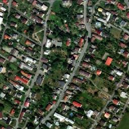 Satellite imagery of [Vřesina u Bílovce] church t., CZ