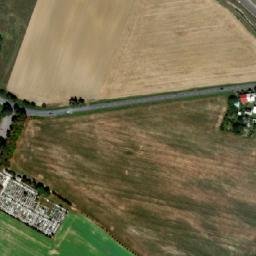 Satellite imagery of [Vřesina u Bílovce] church t., CZ