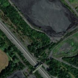 Satellite imagery of [Stonava] factory chimney, CZ