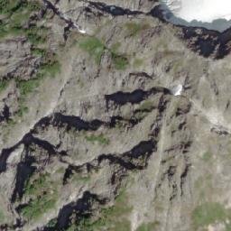 Satellite imagery of Pyramid Mountain, CA