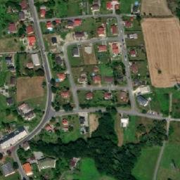 Satellite imagery of [Stonava] church t., CZ