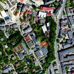 Satellite imagery of Bielsko-Biała - Zamek Sułkowskich, PL