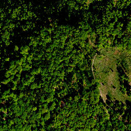 Satellite imagery of cairn, PL