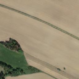 Satellite imagery of [Petrovice I] church t., CZ