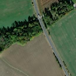 Satellite imagery of [Golčův Jeníkov] cemetery church t., CZ