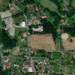 Satellite imagery of [Stonava] church t., CZ