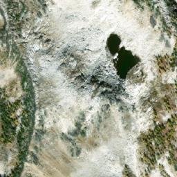 Satellite imagery of Evening Star Peak, CA